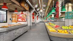 溫州農(nóng)貿(mào)市場設(shè)計(jì)-南塘農(nóng)貿(mào)市場設(shè)計(jì)效果圖