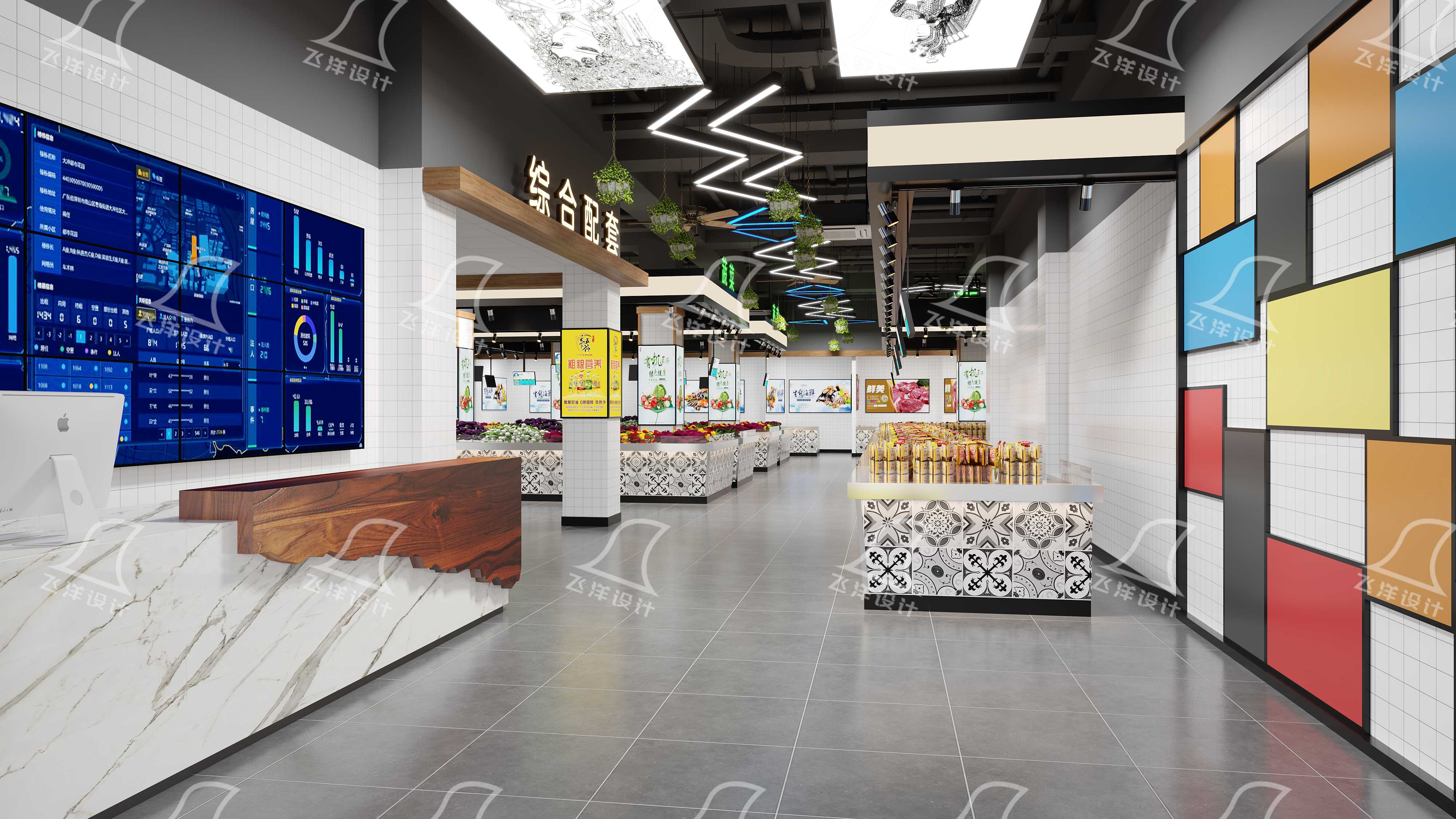 設(shè)計案例：濟(jì)南德潤天璽農(nóng)貿(mào)市場