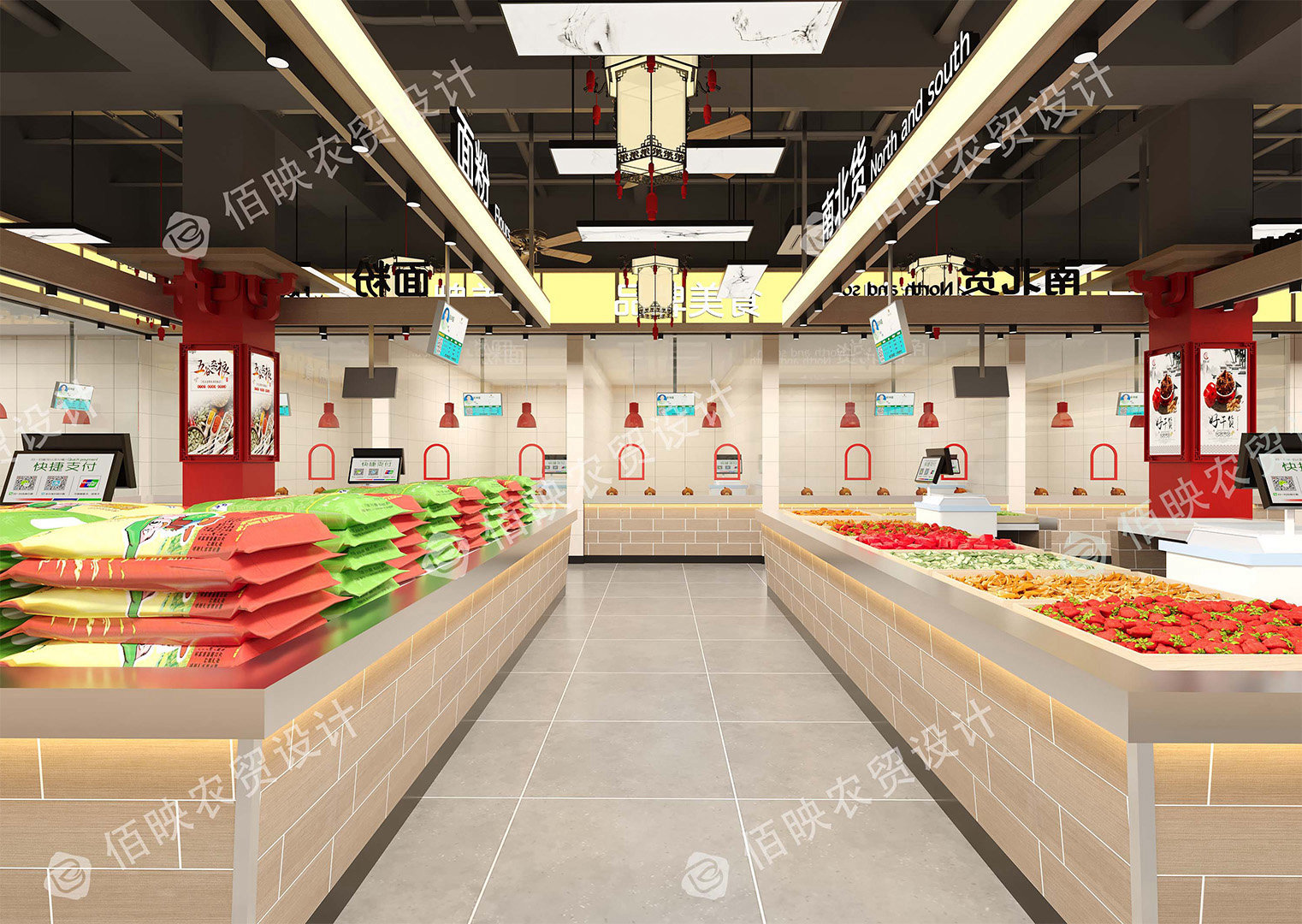 這些菜市場干果攤位設(shè)計(jì)的要點(diǎn)你知道嗎？