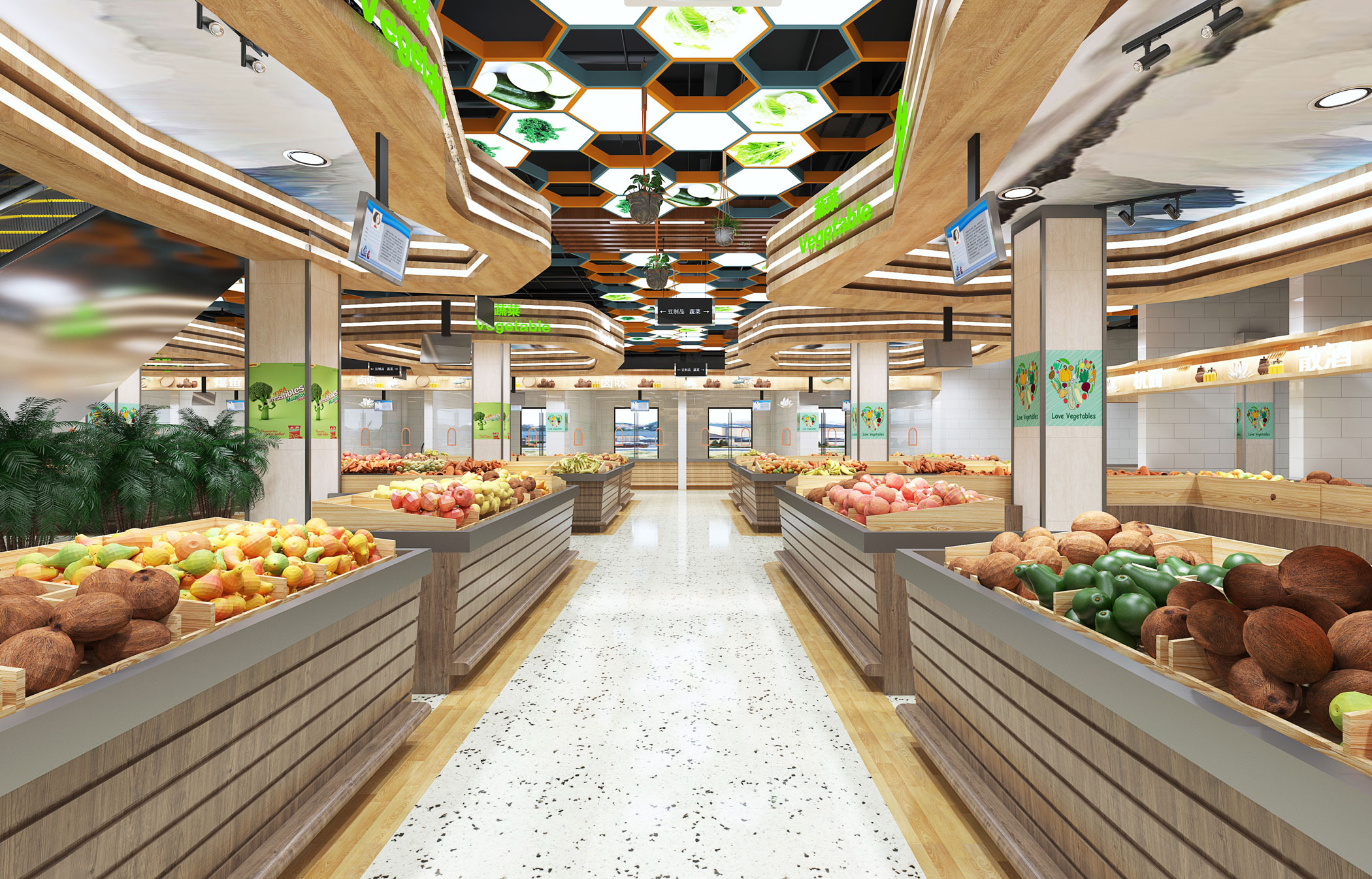 如何實現(xiàn)實用的菜市場設(shè)計理念？