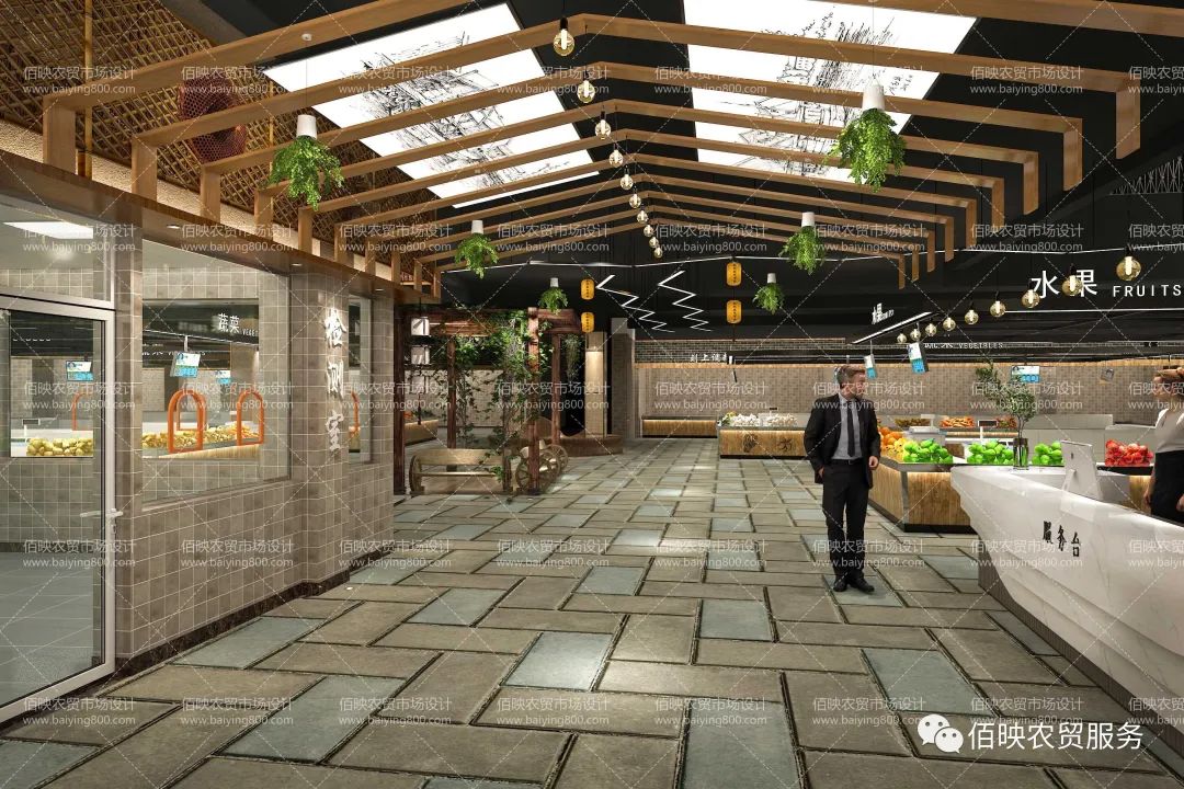 農(nóng)貿(mào)市場交通流線設計如何實現(xiàn)？