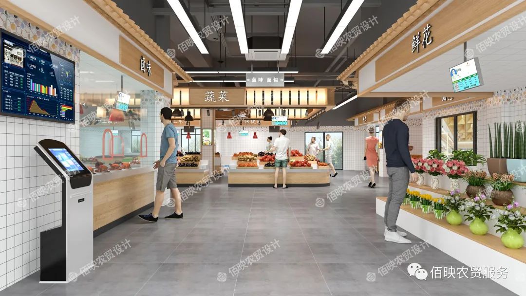 農(nóng)貿(mào)市場設(shè)計(jì)市場通道如何設(shè)計(jì)？