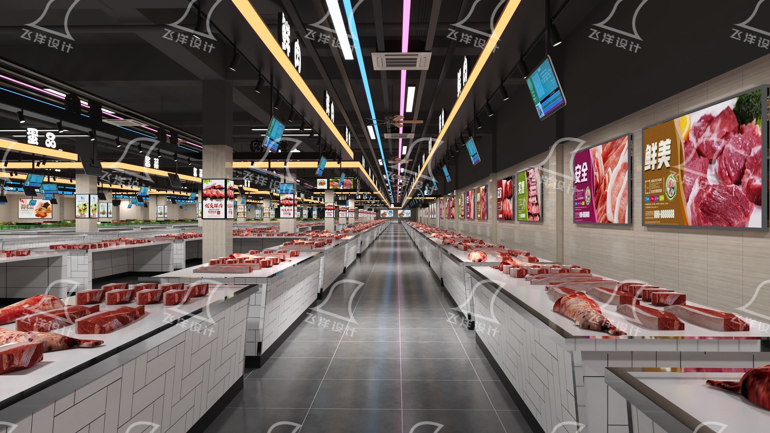 菜市場(chǎng)攤位設(shè)計(jì)